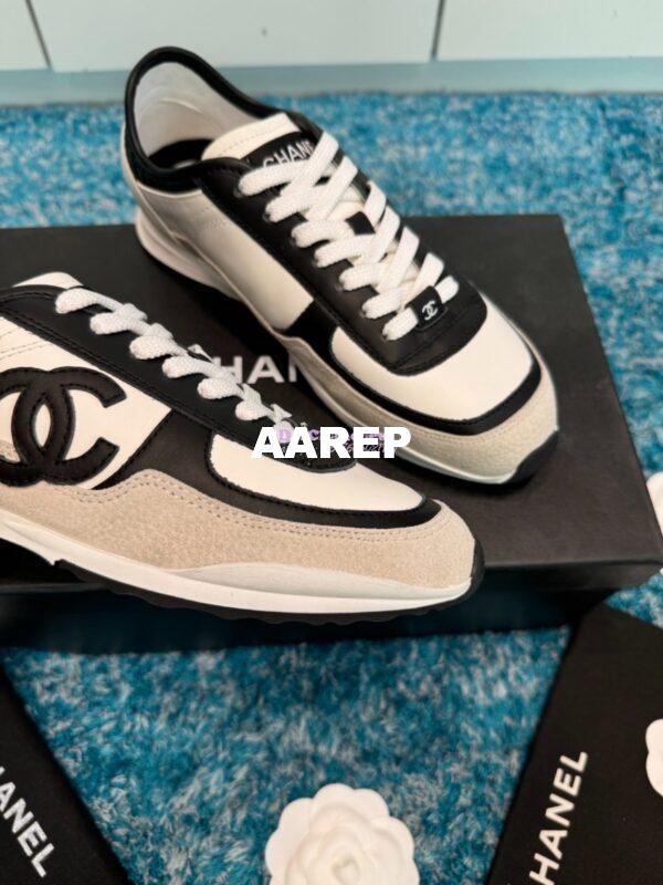 Replica Chanel 25P Trainer in Calfskin & Suede Calfskin G46372 T03 6