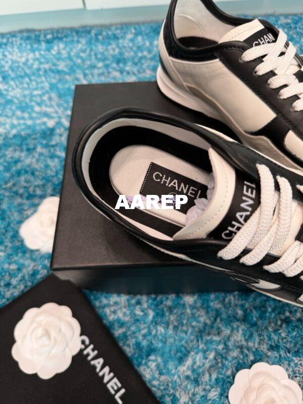 Replica Chanel 25P Trainer in Calfskin & Suede Calfskin G46372 T03 8