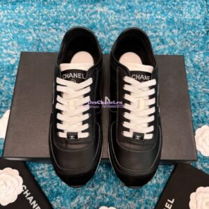 Replica Chanel 25P Trainer in Calfskin & Suede Calfskin G46372 T02 2