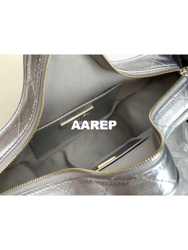 Replica Chanel 24C Star Handbag AS4579 Metallic Lambskin Gold hardware Silver 7