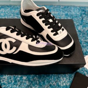 Replica Chanel 25P Trainer in Calfskin & Suede Calfskin G46372 T01 2