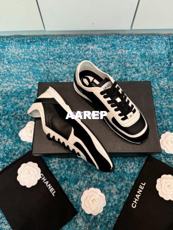 Replica Chanel 25P Trainer in Calfskin & Suede Calfskin G46372 T01 6