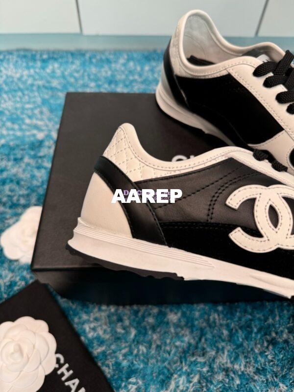 Replica Chanel 25P Trainer in Calfskin & Suede Calfskin G46372 T01 9