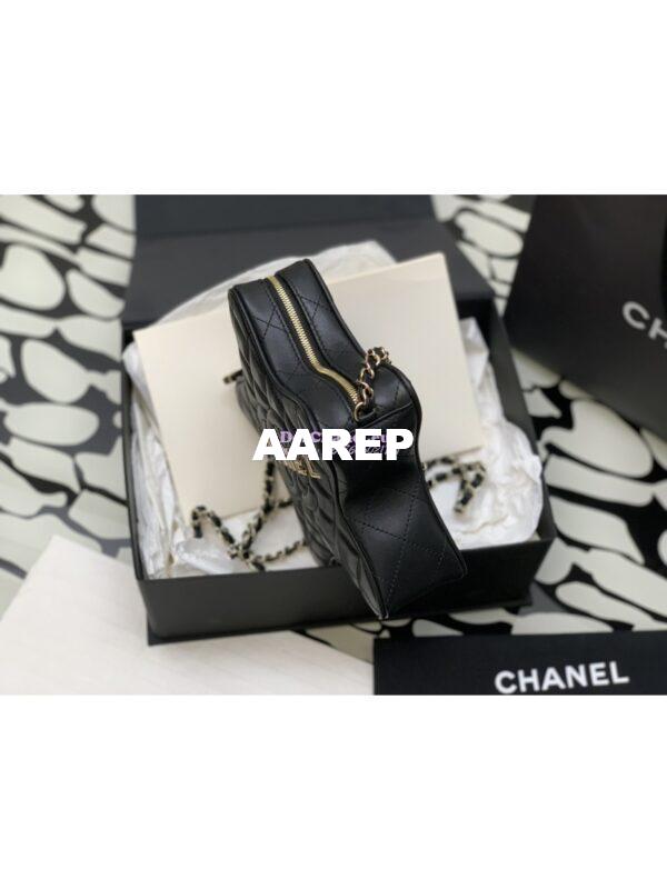Replica Chanel 24C Star Handbag AS4579 Lambskin Gold hardware Black 5