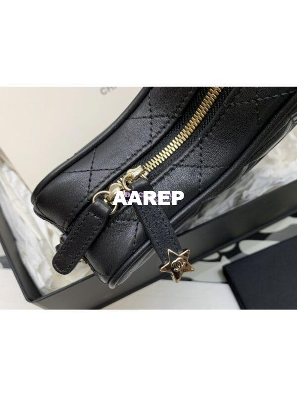 Replica Chanel 24C Star Handbag AS4579 Lambskin Gold hardware Black 7