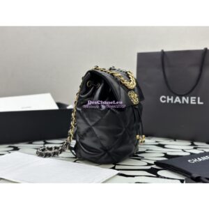 Replica Chanel 19 Backpack in Lambskin AS4223 Black 2