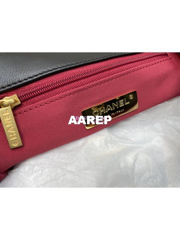 Replica Chanel 19 Backpack in Lambskin AS4223 Black 9
