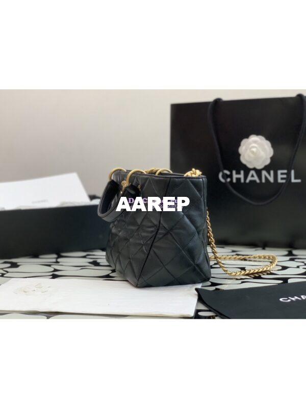 Replica Chanel 23B Shiny Lambskin Tote Bag AS4188 3
