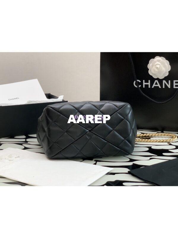 Replica Chanel 23B Shiny Lambskin Tote Bag AS4188 9