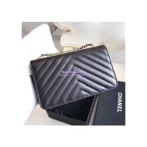 Replica Chanel Trendy CC Wallet On Chain bag A80982 black 2