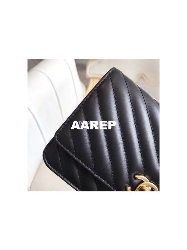 Replica Chanel Trendy CC Wallet On Chain bag A80982 black 5