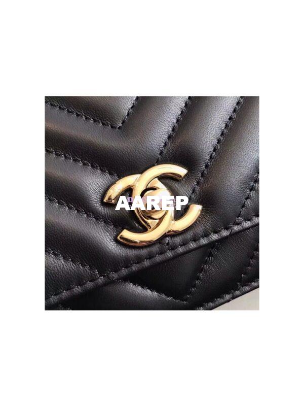 Replica Chanel Trendy CC Wallet On Chain bag A80982 black 6