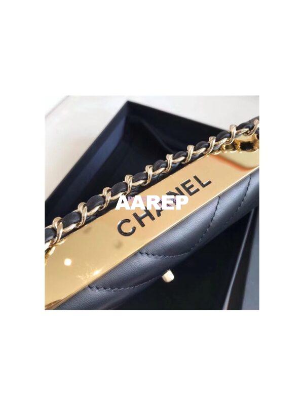 Replica Chanel Trendy CC Wallet On Chain bag A80982 black 7