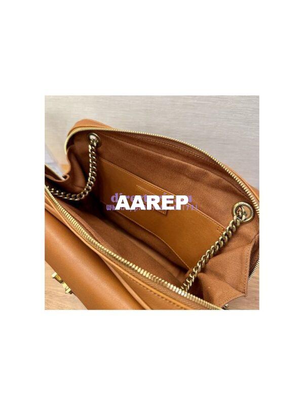 Replica YSL Saint Laurent Niki Camera Bag In Smooth Leather 712520 Vintage Cognac 10