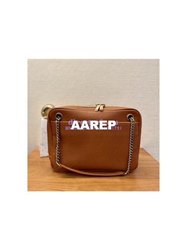 Replica YSL Saint Laurent Niki Camera Bag In Smooth Leather 712520 Vintage Cognac 12
