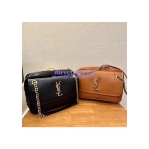 Replica YSL Saint Laurent Niki Camera Bag In Smooth Leather 712520 Black