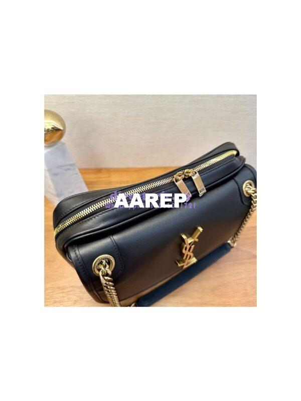 Replica YSL Saint Laurent Niki Camera Bag In Smooth Leather 712520 Black 6