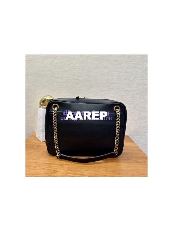 Replica YSL Saint Laurent Niki Camera Bag In Smooth Leather 712520 Black 9