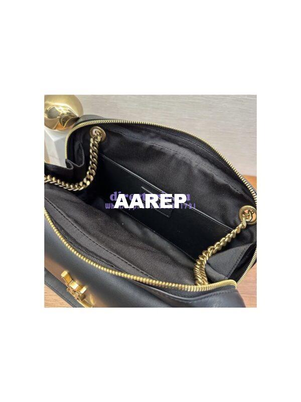 Replica YSL Saint Laurent Niki Camera Bag In Smooth Leather 712520 Black 10