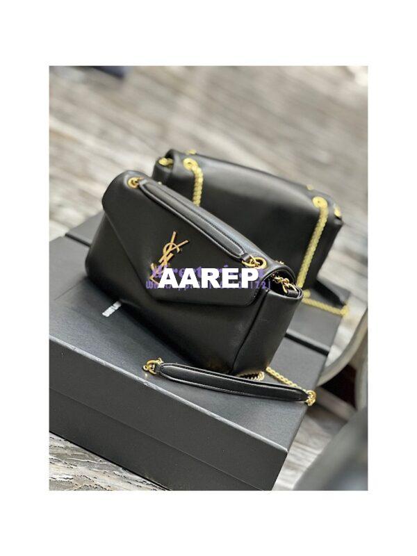 Replica Saint Laurent YSL Calypso In Lambskin 734153 Black 5