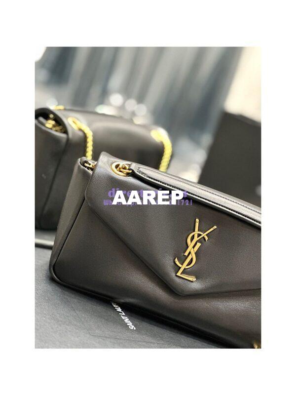 Replica Saint Laurent YSL Calypso In Lambskin 734153 Black 8