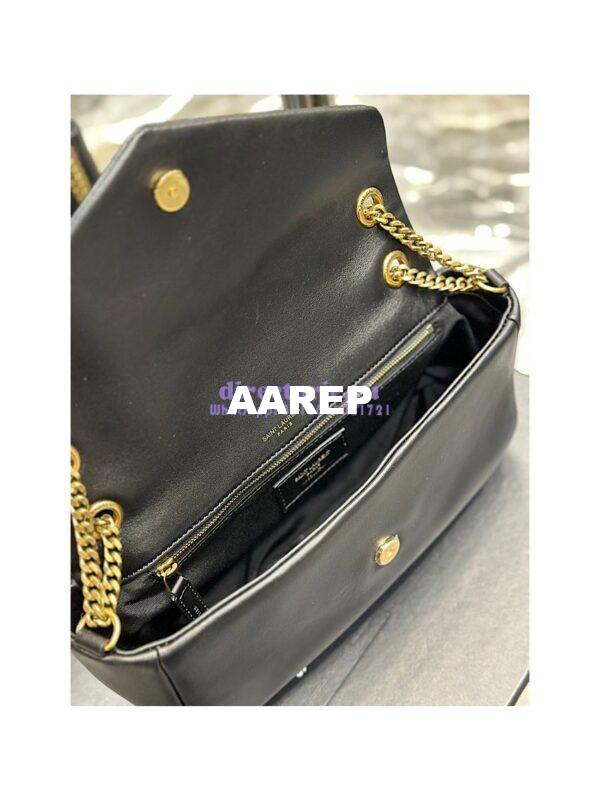 Replica Saint Laurent YSL Calypso In Lambskin 734153 Black 12