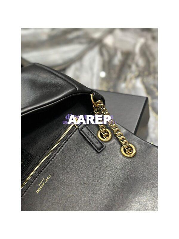 Replica Saint Laurent YSL Calypso In Lambskin 734153 Black 15