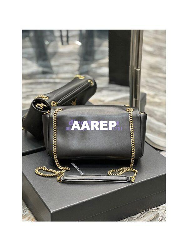 Replica Saint Laurent YSL Calypso In Lambskin 734153 Black 16