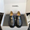 Replica Chanel 25FW Trainer in Grained Calfskin and Suede G46258 Black 2