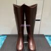 Replica Chanel 24A calfskin Boots G45432 Dark Brown 2