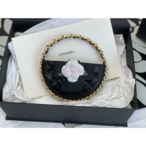 Replica Chanel 23K Limited Edition Camellia Lambskin Pouch AP3584 Black 2