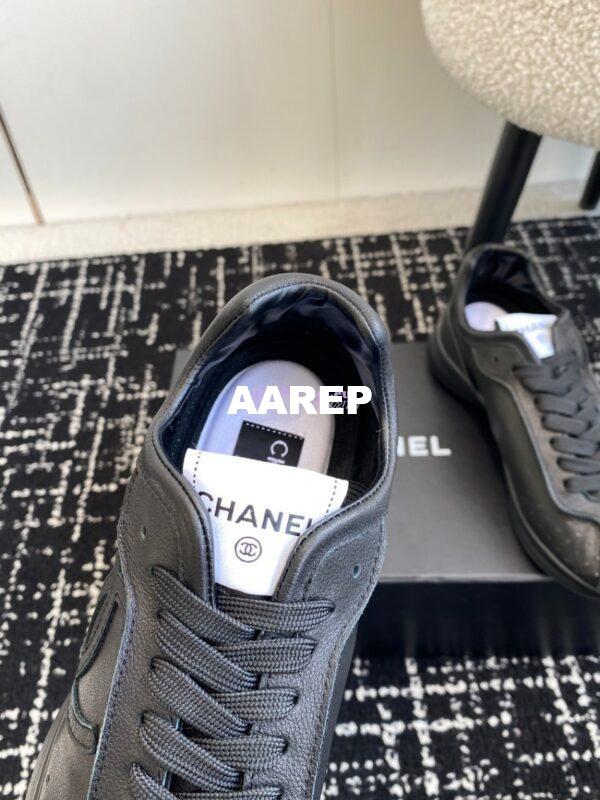 Replica Chanel Cruise 24/25 Trainer in Calfskin G46252 Black 6