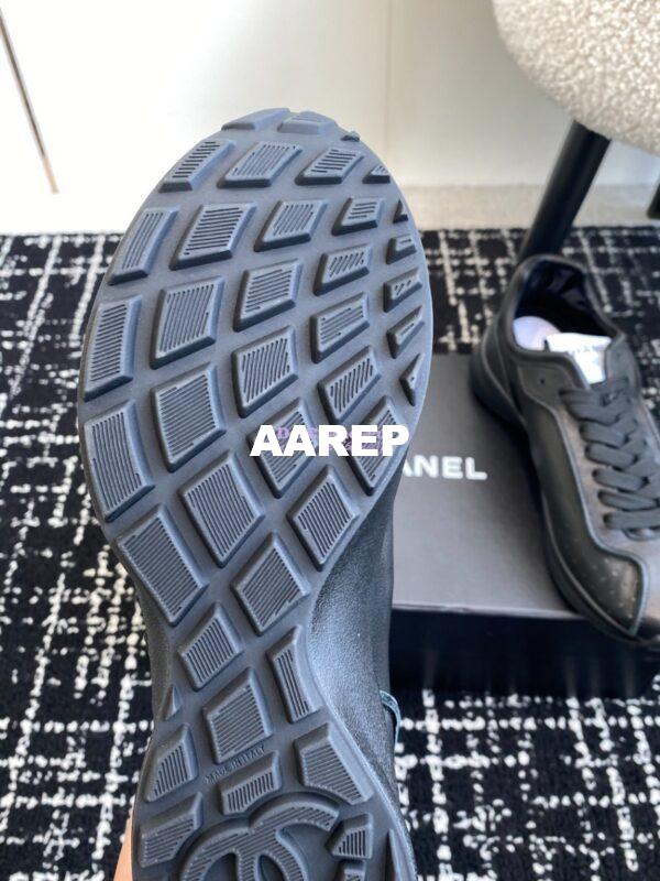 Replica Chanel Cruise 24/25 Trainer in Calfskin G46252 Black 12