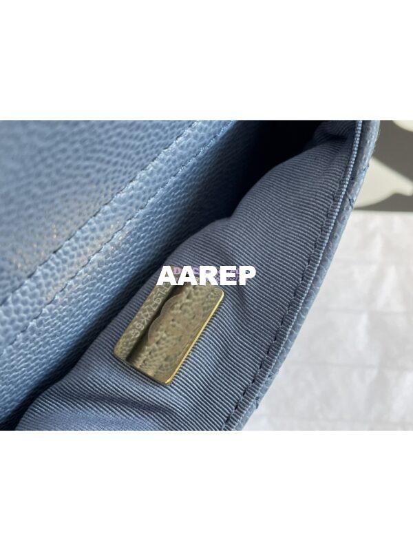 Replica Chanel Backpack Grained Shiny Calfskin AS4398 Denim 10