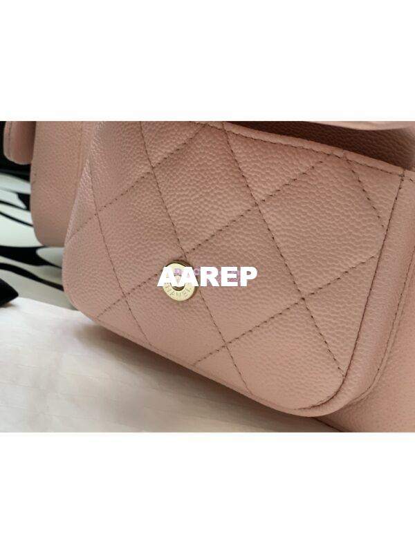 Replica Chanel Backpack Grained Shiny Calfskin AS4398 Light Pink 8