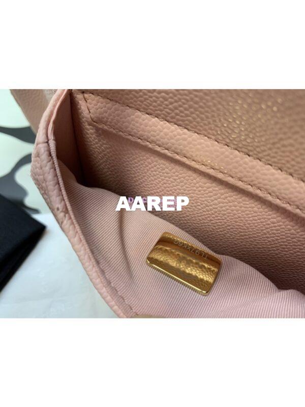 Replica Chanel Backpack Grained Shiny Calfskin AS4398 Light Pink 10
