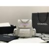 Replica Chanel Backpack Grained Shiny Calfskin AS4398 Black 2