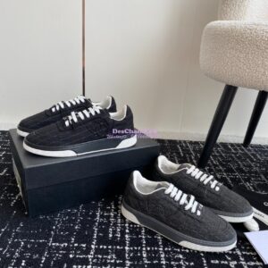 Replica Chanel 2024 Wool & Mixed Fibers Sneakers G46011 ii