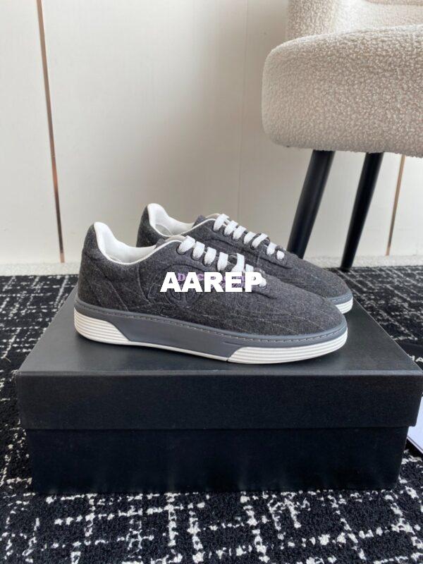 Replica Chanel 2024 Wool & Mixed Fibers Sneakers G46011 ii 4