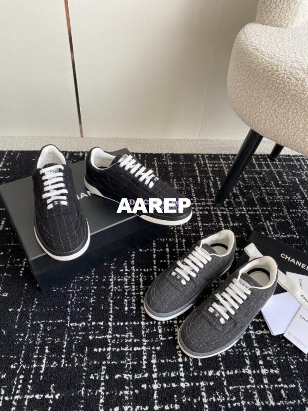 Replica Chanel 2024 Wool & Mixed Fibers Sneakers G46011 ii 5