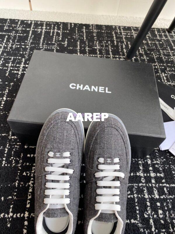 Replica Chanel 2024 Wool & Mixed Fibers Sneakers G46011 ii 9