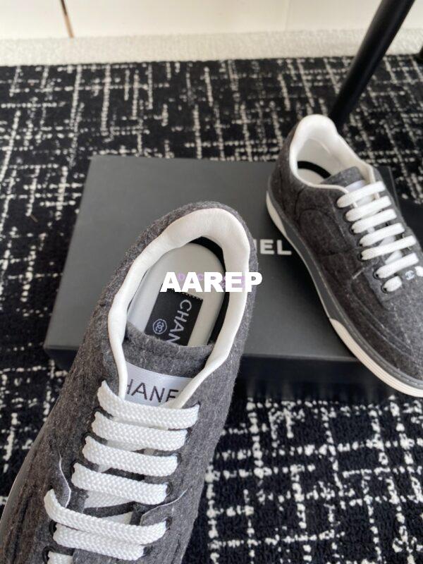 Replica Chanel 2024 Wool & Mixed Fibers Sneakers G46011 ii 10