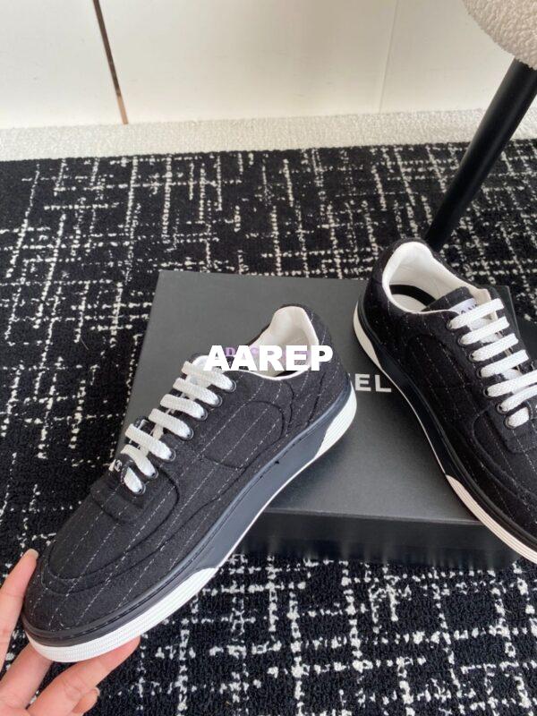 Replica Chanel 2024 Wool & Mixed Fibers Sneakers G46011 ii 15