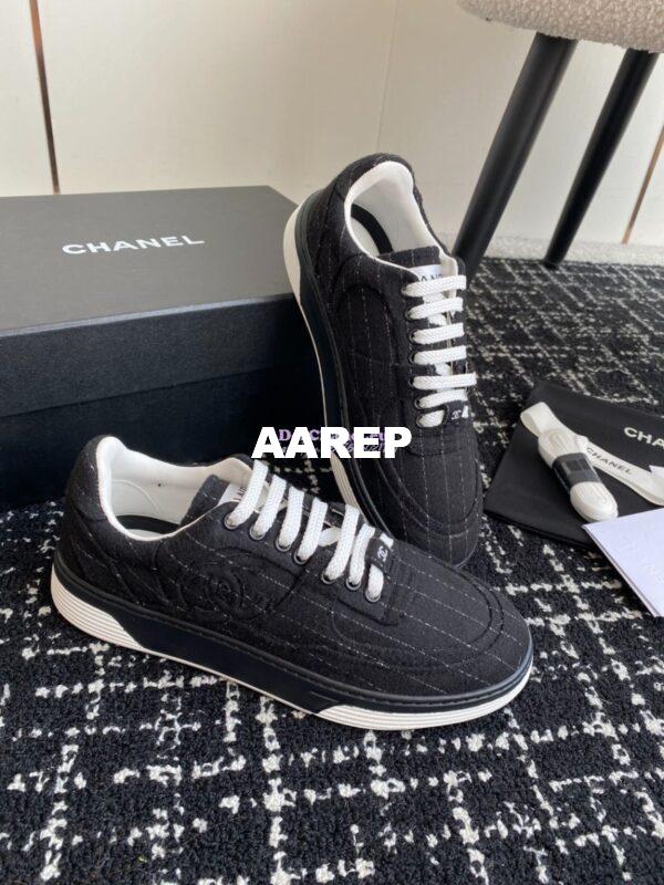 Replica Chanel 2024 Wool & Mixed Fibers Sneakers G46011 ii 17