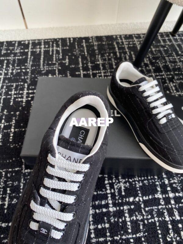 Replica Chanel 2024 Wool & Mixed Fibers Sneakers G46011 ii 18