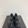 Replica Chanel 24P CC Logo Enamel Loafers Shiny Calfskin G45789 Creme