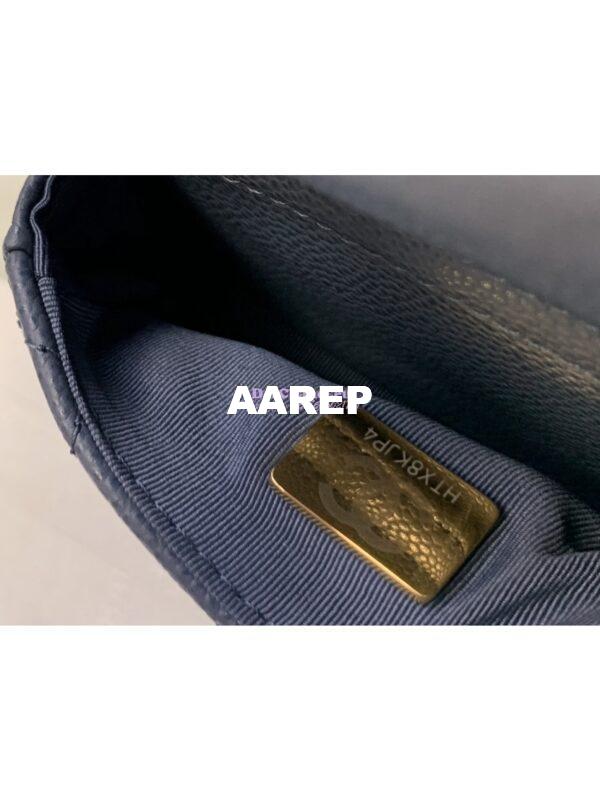 Replica Chanel Small Backpack Grained Shiny Calfskin AS4399 Denim 8