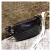 Replica Chanel Bi-fold timeless classic wallet A48667 in black caviar leather