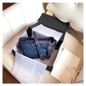 Replica Chanel's Gabrielle Hobo Bag Denim Calfskin 2