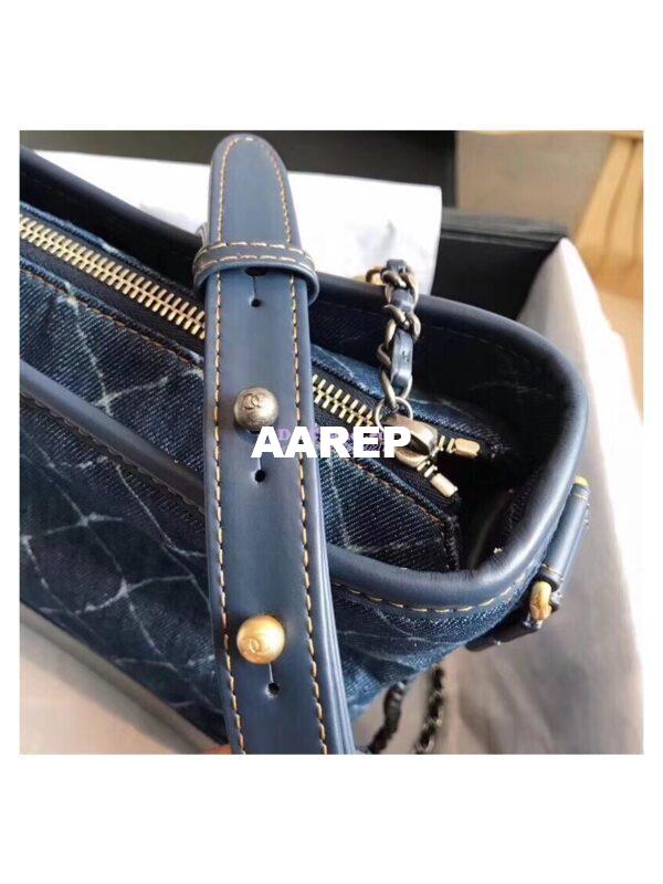 Replica Chanel's Gabrielle Hobo Bag Denim Calfskin 10